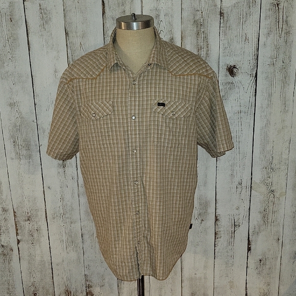 Howler Brothers Plaid Pearl Snap Shirt - Picture 1 of 8